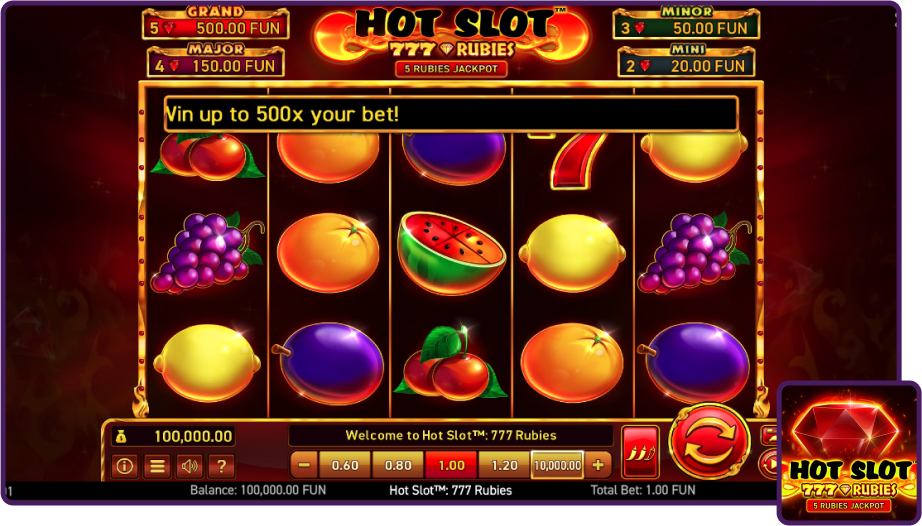 Hot Slot: 777 Rubies